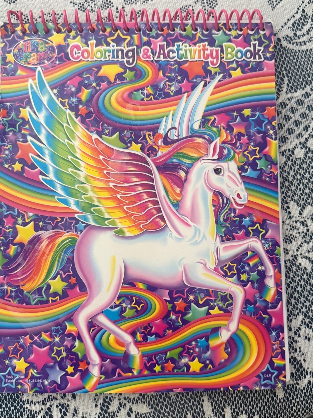 Lisa Frank Colorful Pegasus Coloring & Activity Book - Rainbow Unicorn-READ